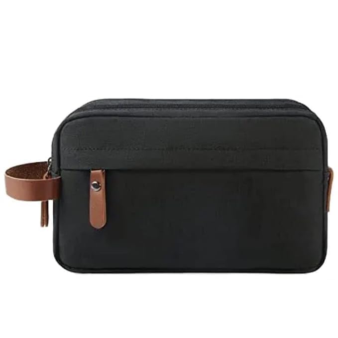 Shaving Kit Toiletry Bag – Travel Organizer (Black)