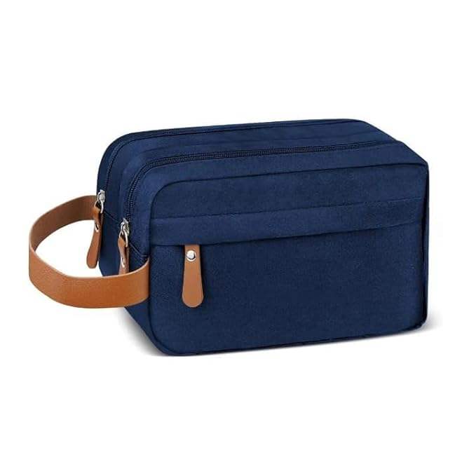 Shaving Kit Toiletry Bag – Travel Organizer (Grey)