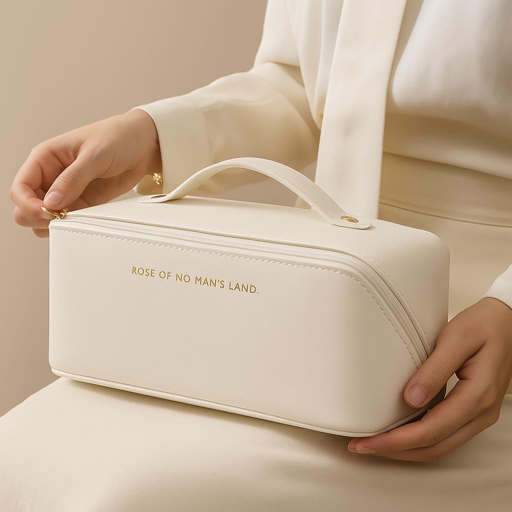 Travel Cosmetic Organizer Bag (Beige)