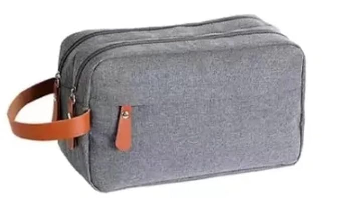 Shaving Kit Toiletry Bag – Travel Organizer (Blue)