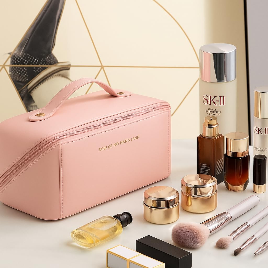 Travel Cosmetic Organizer Bag (Pink)