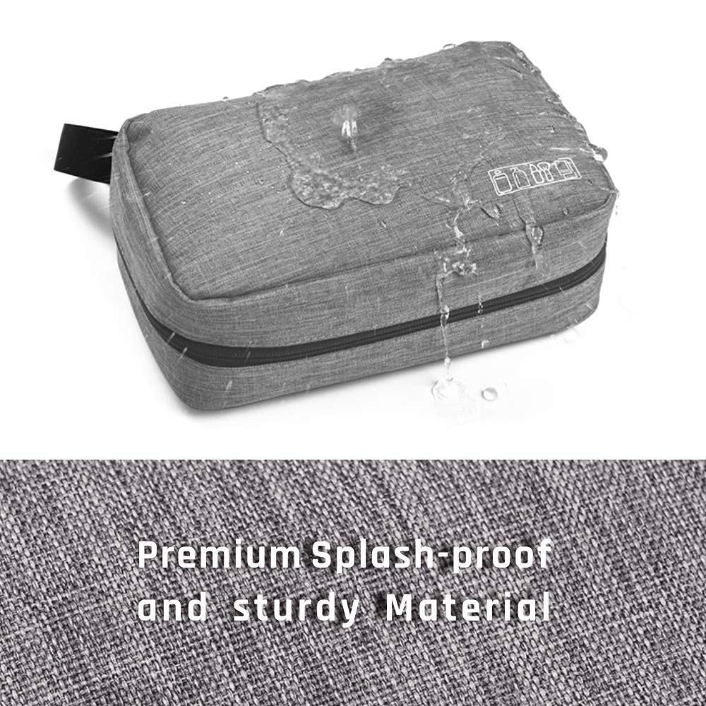 Multipurpose Travel Toiletry Bag (Gray)