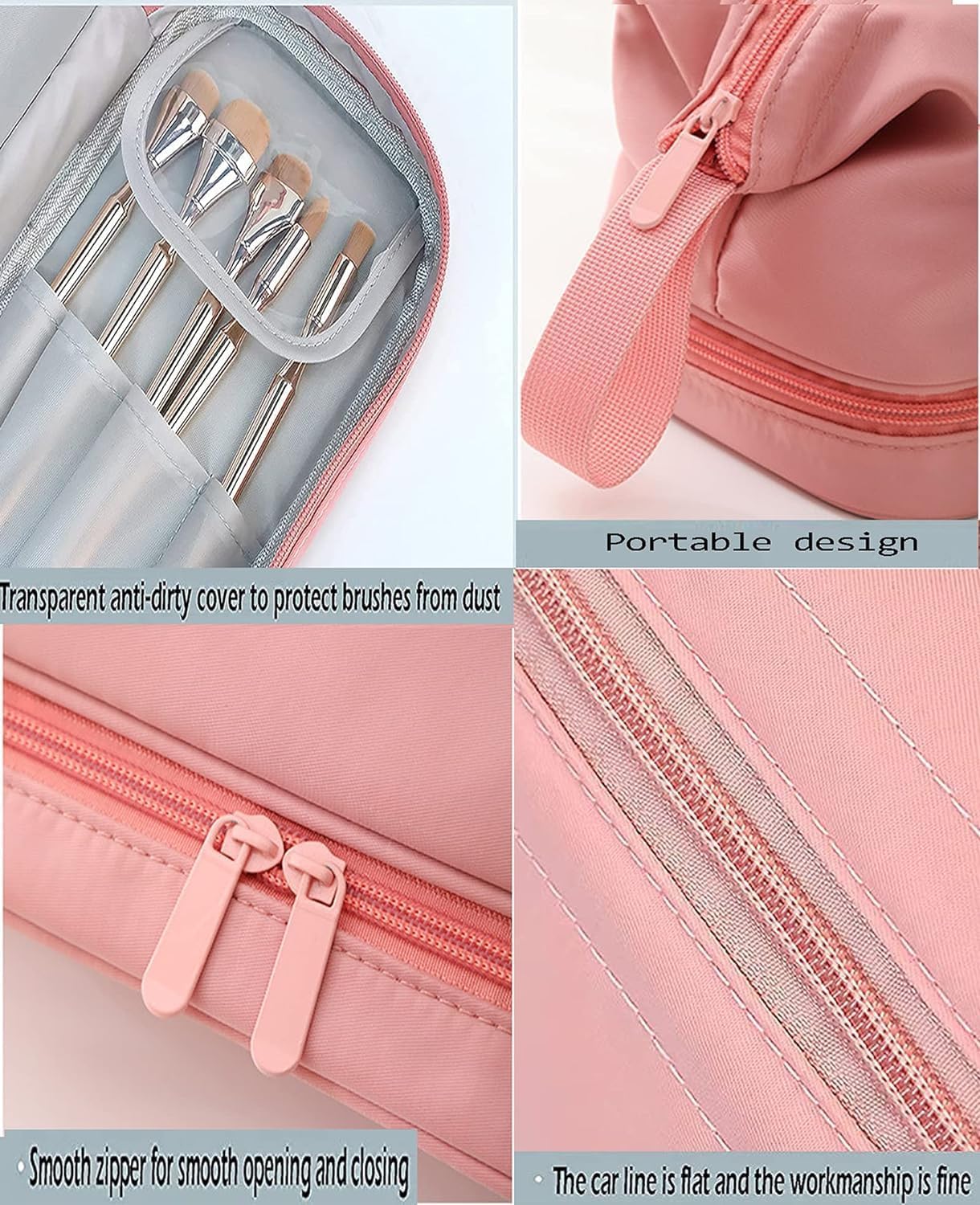 Large Travel Toiletry Bag – Pink