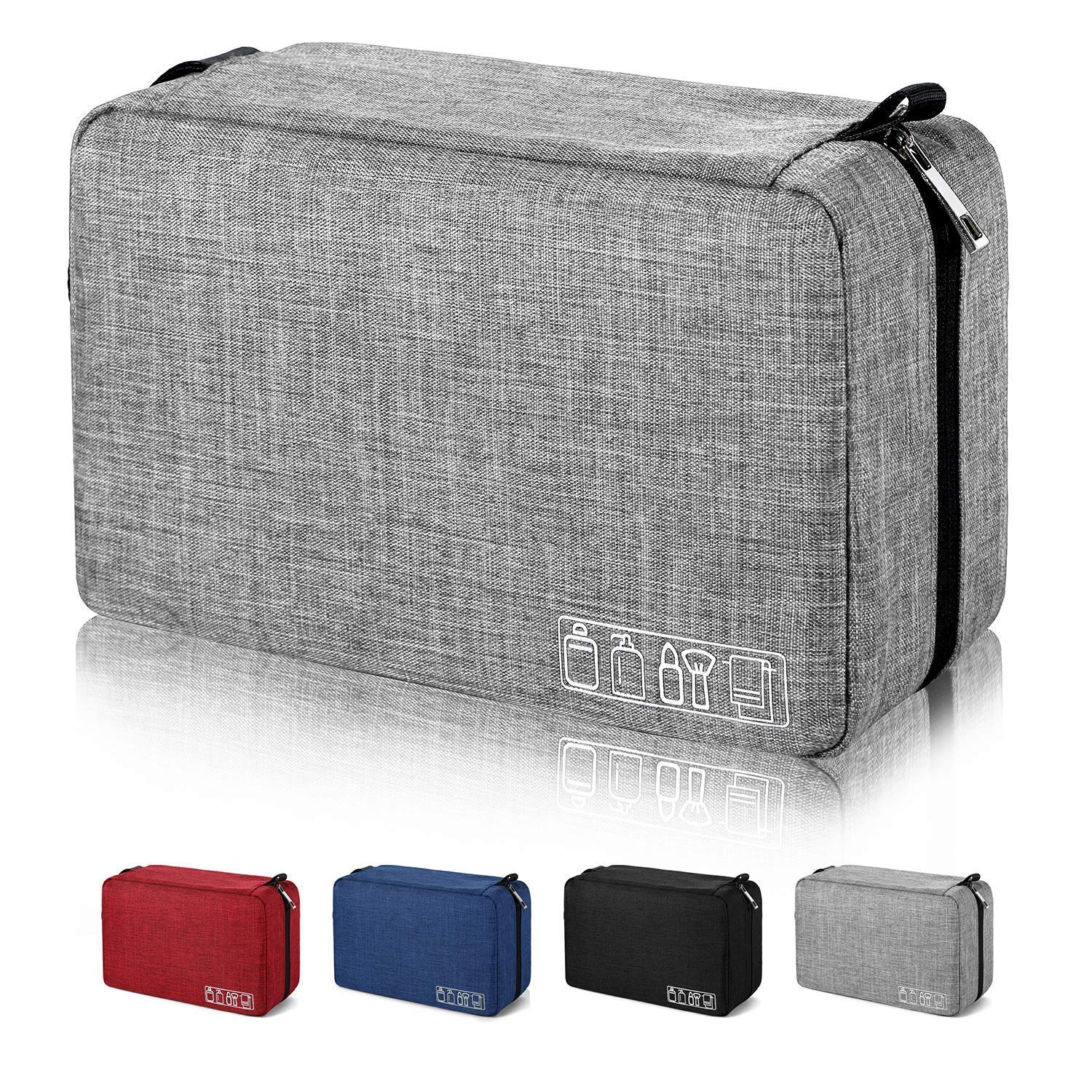 Multipurpose Travel Toiletry Bag (Gray)